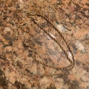 Faux gold chain 24 inch